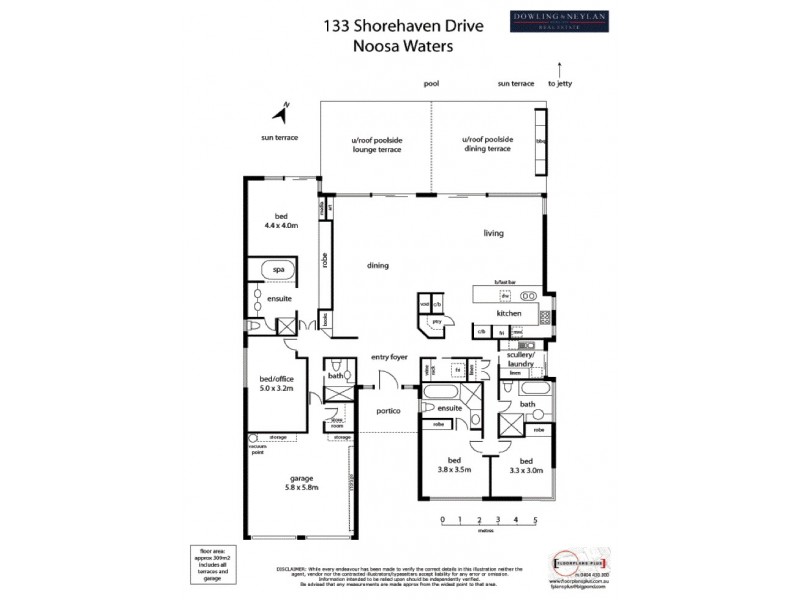 133 Shorehaven Drive, Noosa Waters QLD 4566 Floorplan