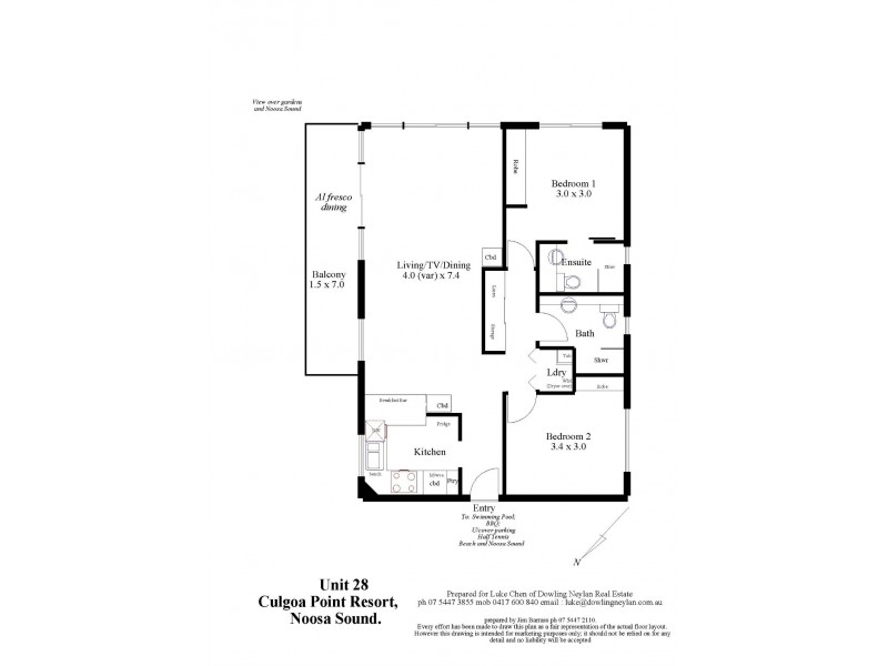 28/5 Quamby Place, Noosa Heads QLD 4567 Floorplan