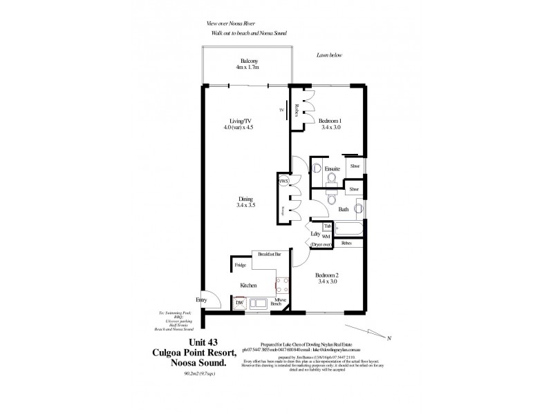 43/5 Quamby Place, Noosa Heads QLD 4567 Floorplan