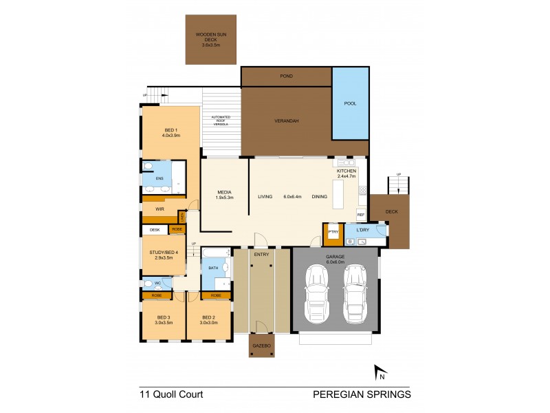 11 Quoll Court, Peregian Springs QLD 4573 Floorplan