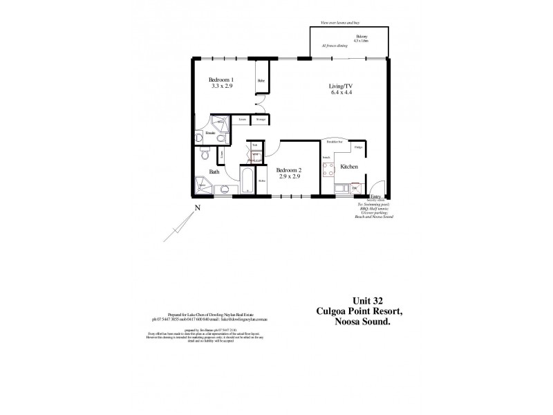 32/5 Quamby Place, Noosa Heads QLD 4567 Floorplan