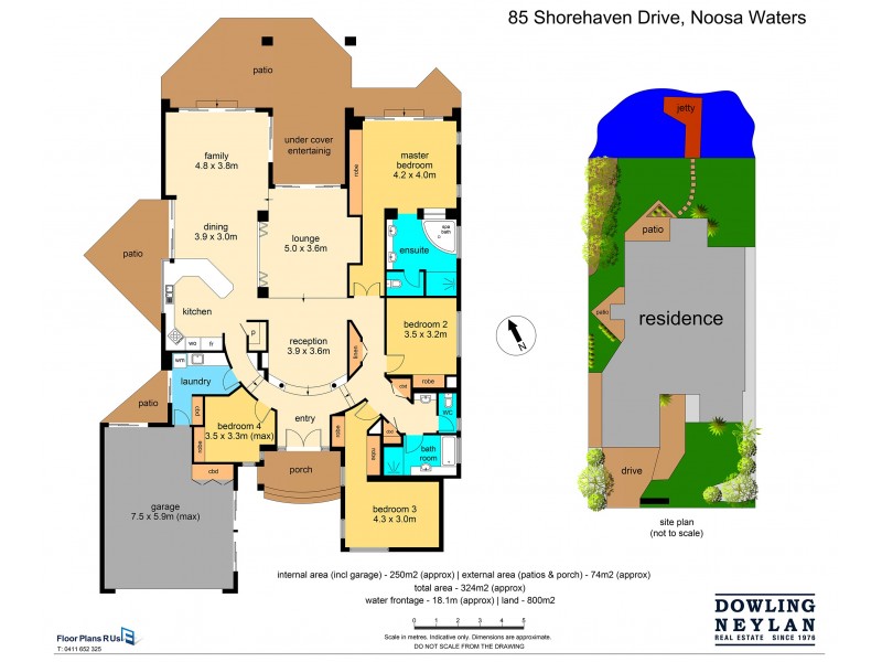85 Shorehaven Drive, Noosa Waters QLD 4566 Floorplan