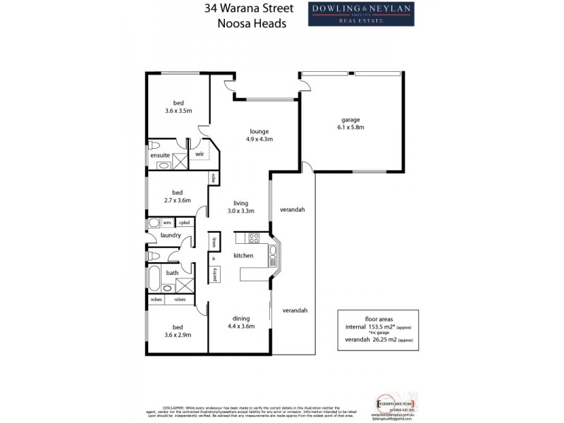 34 Warana Street, Noosa Heads QLD 4567 Floorplan