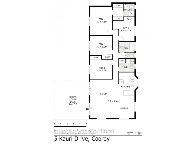 5 Kauri Street, Cooroy QLD 4563 Floorplan