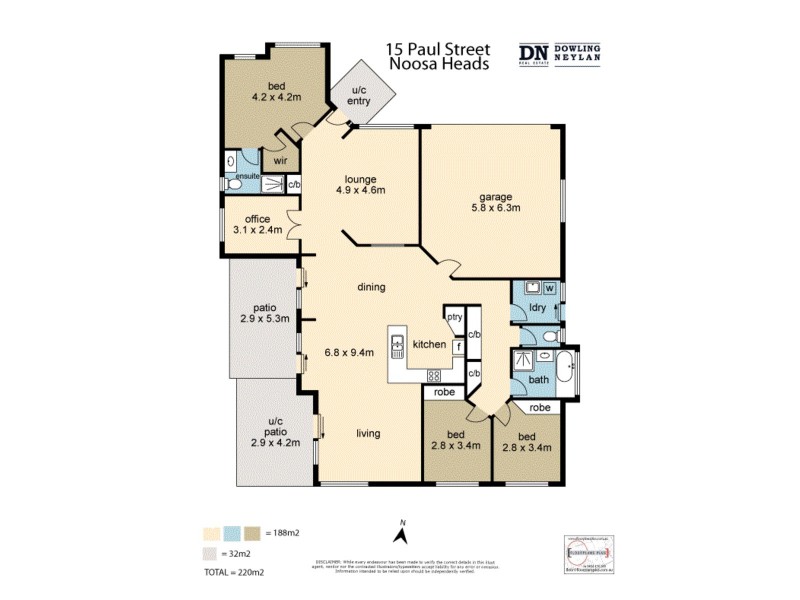 15 Paul Street, Noosa Heads QLD 4567 Floorplan