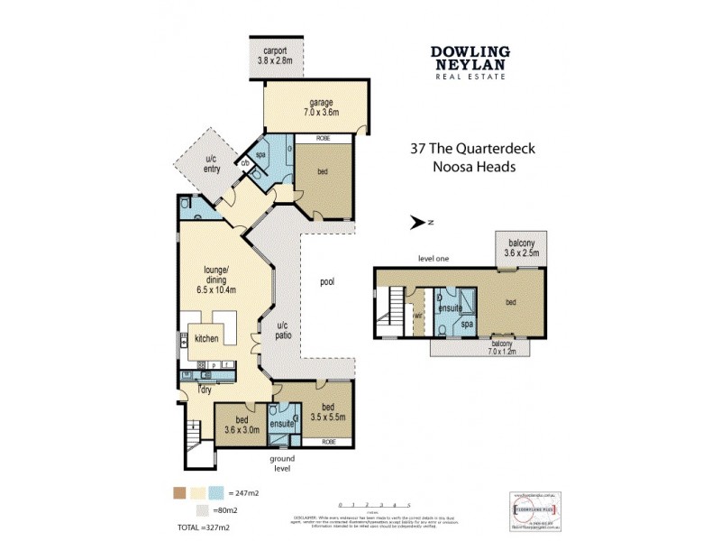37 The Quarterdeck, Noosa Heads QLD 4567 Floorplan