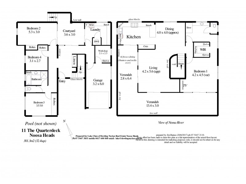 11 The Quarterdeck, Noosa Heads QLD 4567 Floorplan