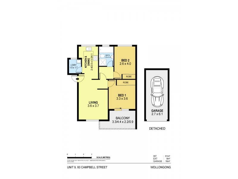 9/60 Campbell Street, Wollongong NSW 2500 Floorplan