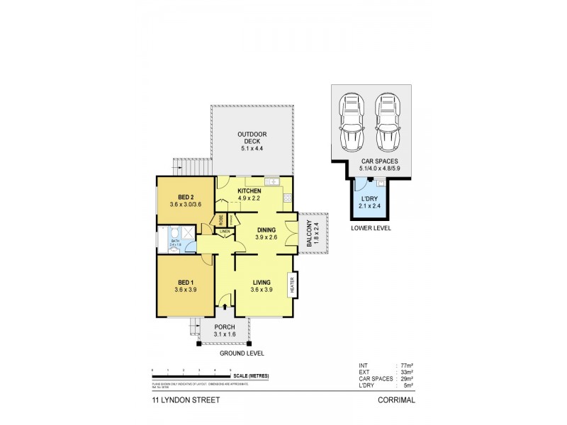 11 Lyndon Street, Corrimal NSW 2518 Floorplan