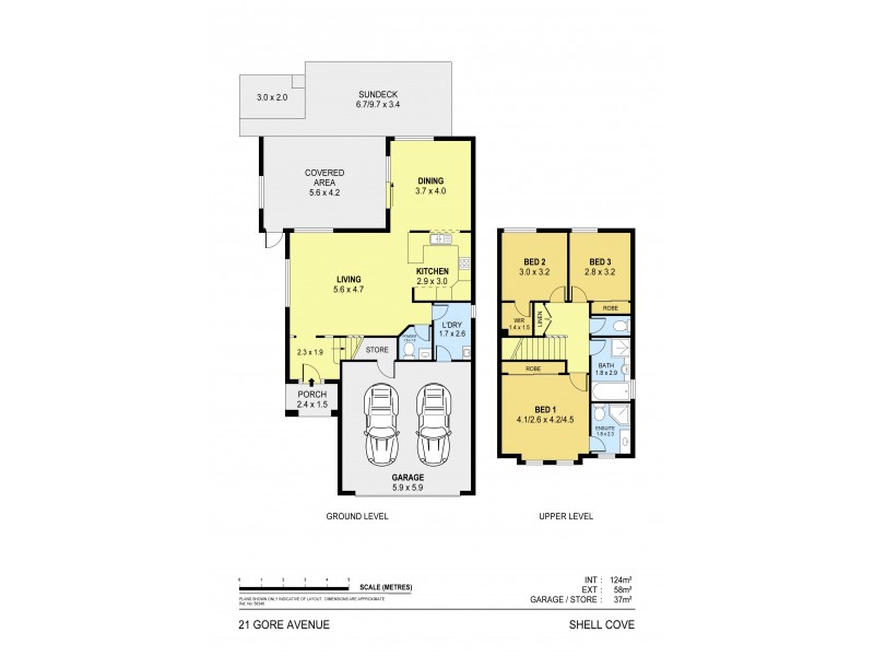 21 Gore Avenue, Shell Cove NSW 2529 Floorplan