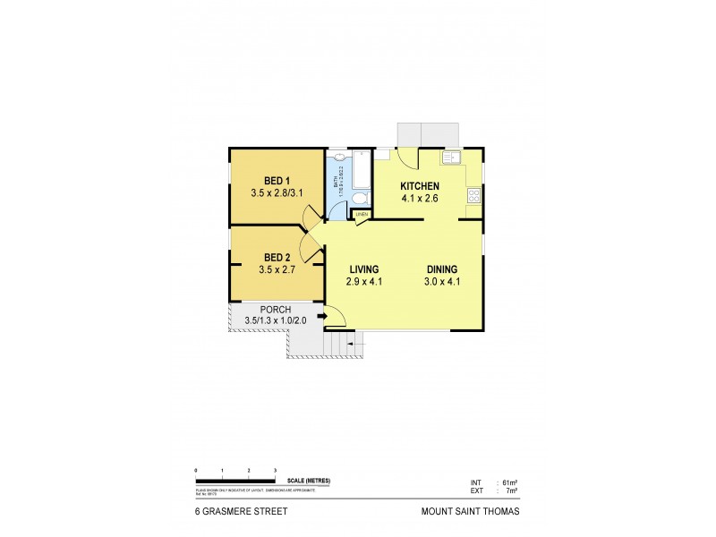 6 Grasmere  Street, Mount Saint Thomas NSW 2500 Floorplan