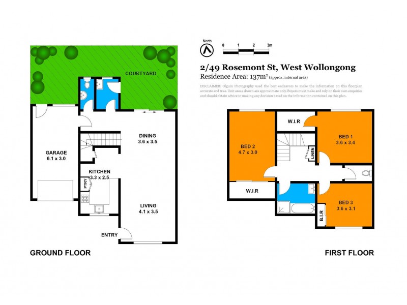 2/49 Rosemont Street, Wollongong NSW 2500 Floorplan