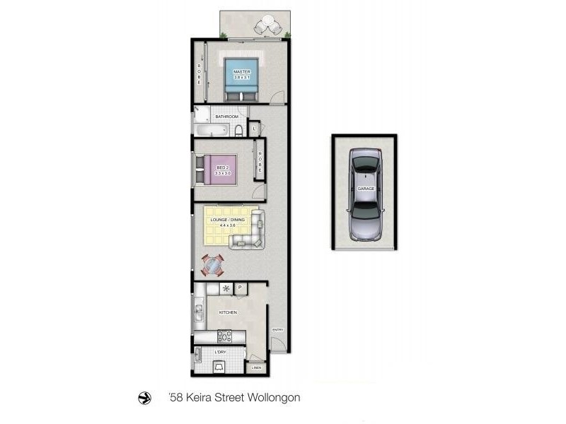 2/58 Keira Street, Wollongong NSW 2500