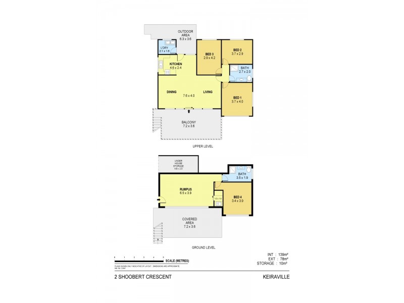 2 Shoobert Crescent, Keiraville NSW 2500 Floorplan