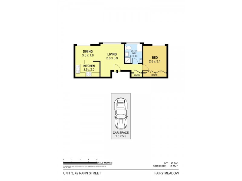 3/42 Rann Street, Fairy Meadow NSW 2519 Floorplan