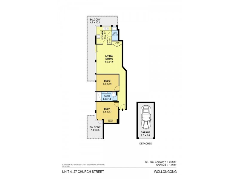 4/27 Church, Wollongong NSW 2500 Floorplan