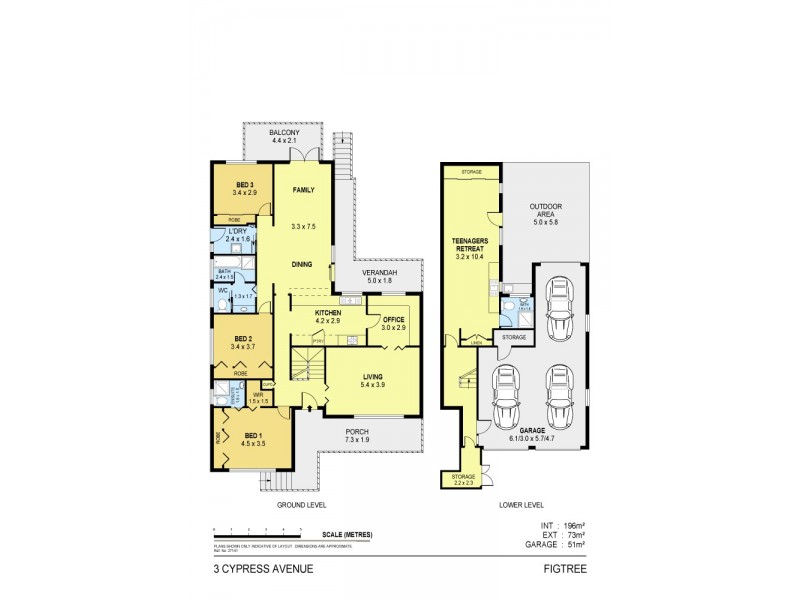 3 Cypress Avenue, Figtree NSW 2525 Floorplan