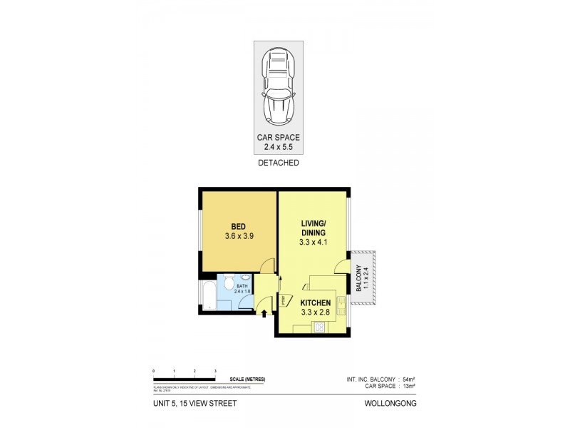 5/15 View Street, Wollongong NSW 2500 Floorplan