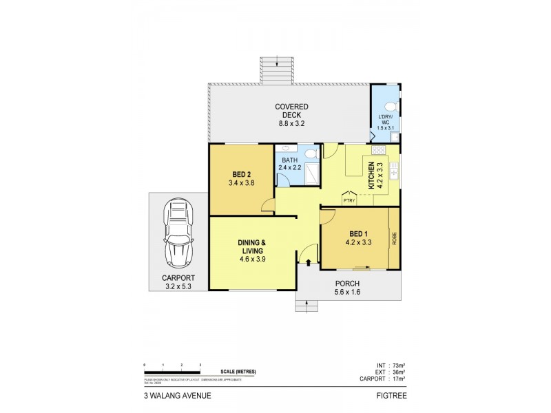3 Walang Avenue, Figtree NSW 2525 Floorplan