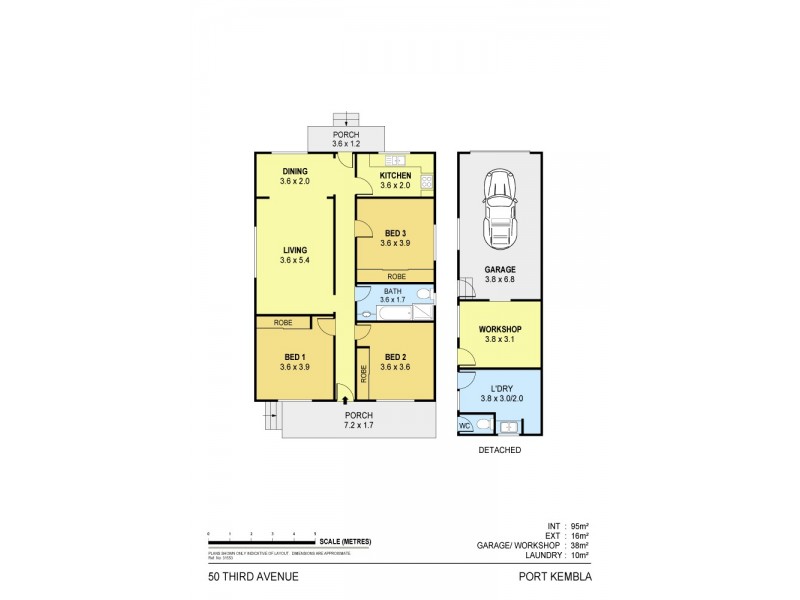 50 Third Avenue, Port Kembla NSW 2505 Floorplan