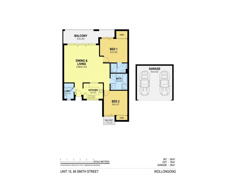 15/84 Smith Street, Wollongong NSW 2500 Floorplan