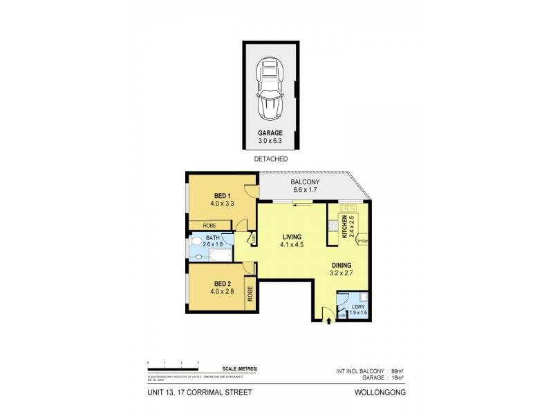 13/17 Corrimal Street, Wollongong NSW 2500 Floorplan