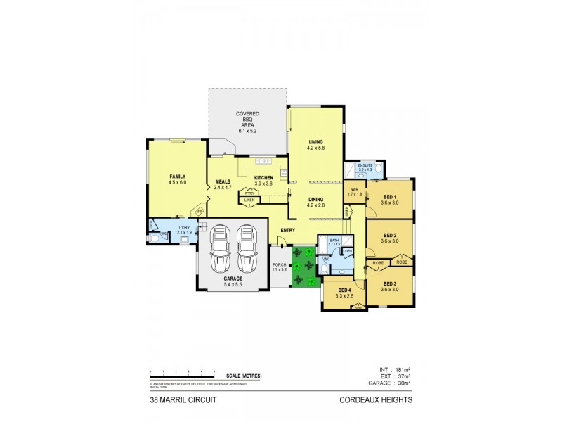 38 Marril Circuit, Cordeaux Heights NSW 2526 Floorplan