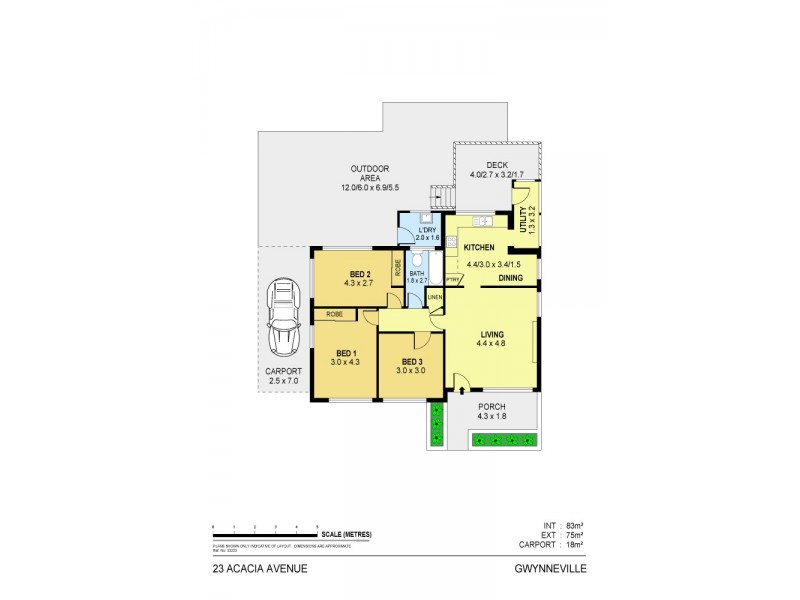 23 Acacia Avenue, Gwynneville NSW 2500 Floorplan