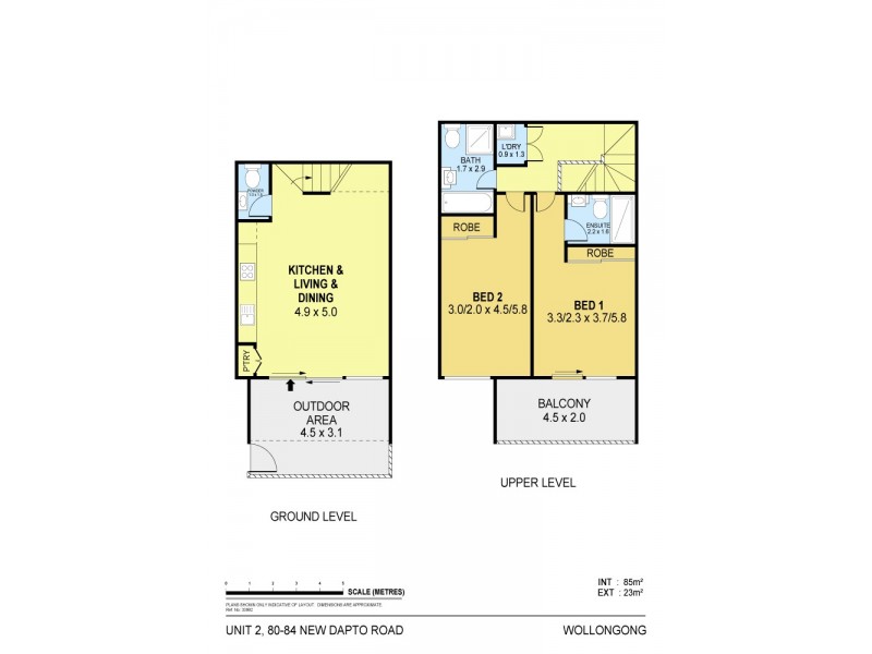 2/80-84 New Dapto Road, Wollongong NSW 2500 Floorplan