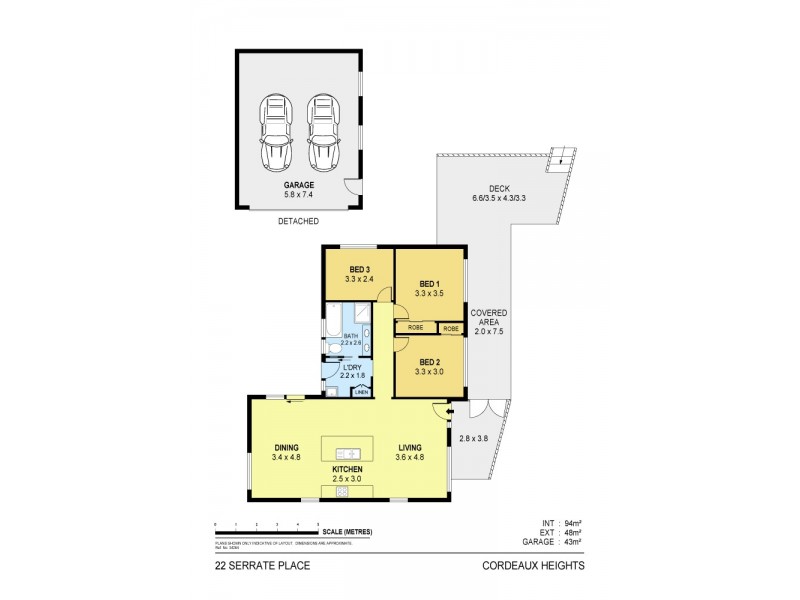 22 Serrata Place, Cordeaux Heights NSW 2526 Floorplan