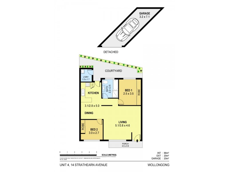 4/14 Strathearn Avenue, Wollongong NSW 2500 Floorplan