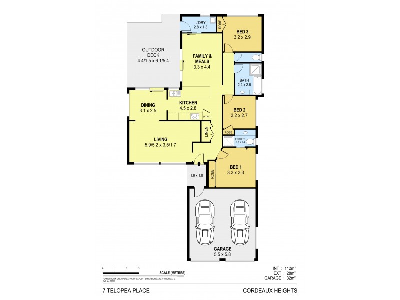 7 Telopea Place, Cordeaux Heights NSW 2526 Floorplan