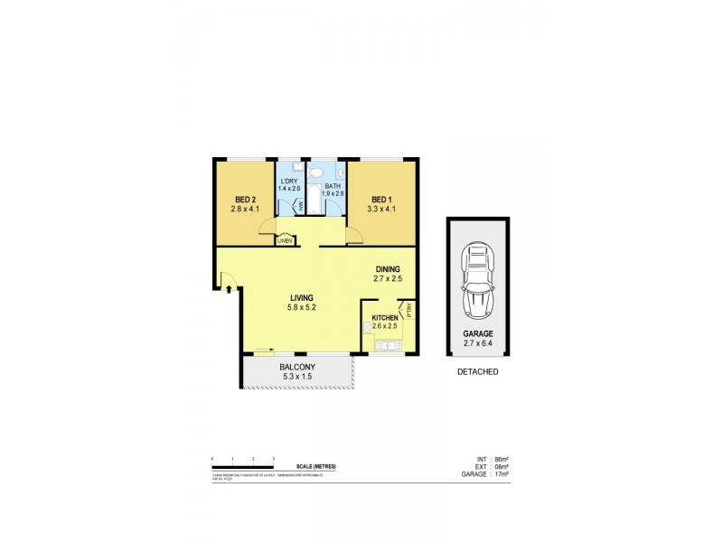 10/8  First Street, Wollongong NSW 2500 Floorplan