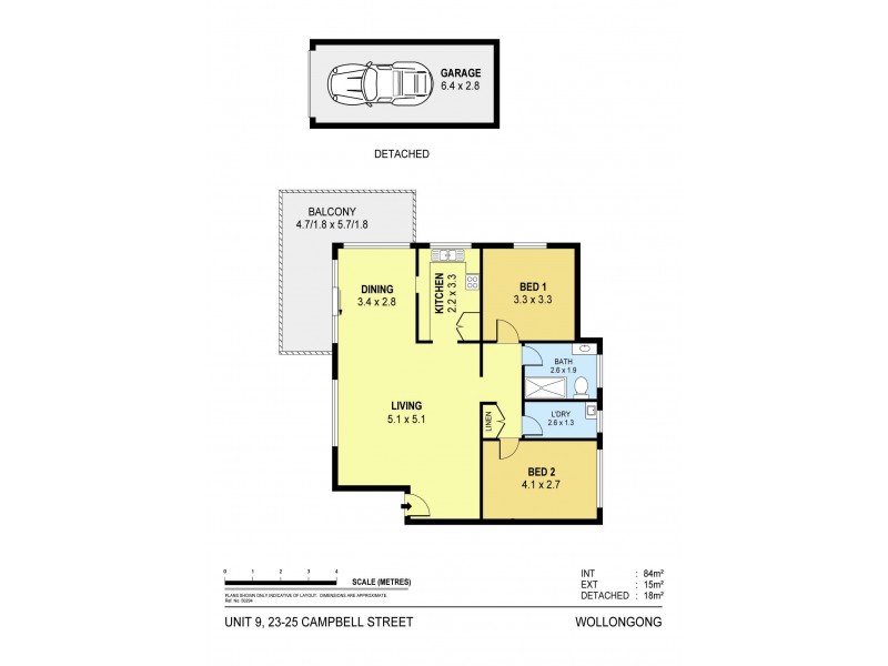 9/23-25  Campbell Street, Wollongong NSW 2500 Floorplan