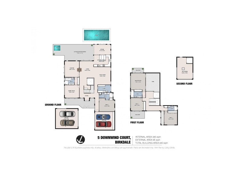 5 Downwind Court, Birkdale QLD 4159 Floorplan