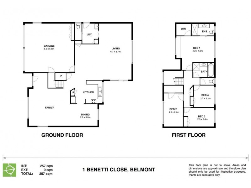 1 Benetti Close, Belmont QLD 4153 Floorplan