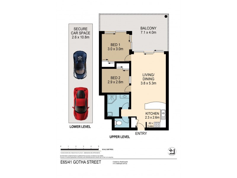 L4E/41  Gotha St, Fortitude Valley QLD 4006 Floorplan