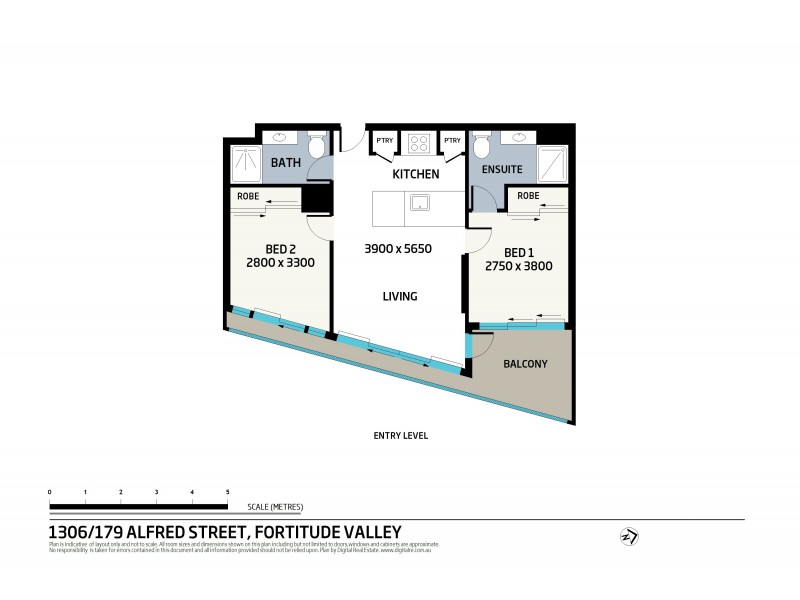 179 Alfred St, Fortitude Valley QLD 4006 Floorplan
