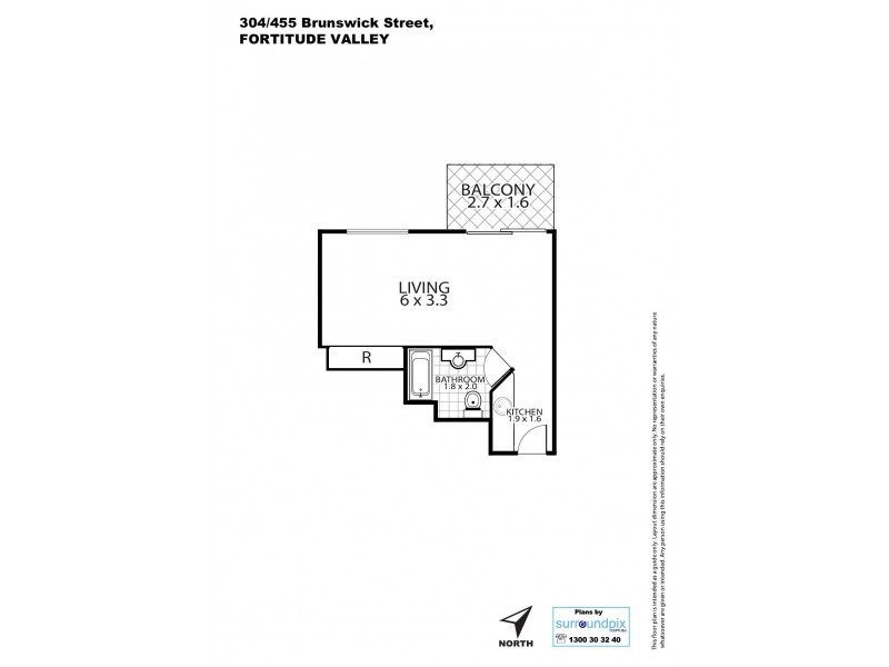 455 Brunswick St, Fortitude Valley QLD 4006 Floorplan
