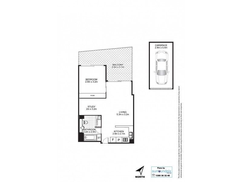 212 Margaret St, Brisbane QLD 4000 Floorplan