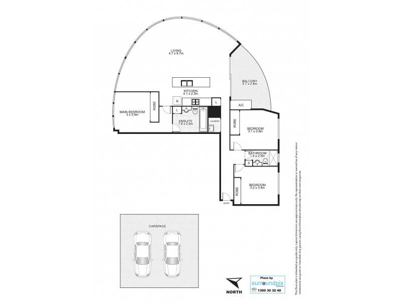 1000 Ann Street, Fortitude Valley QLD 4006 Floorplan