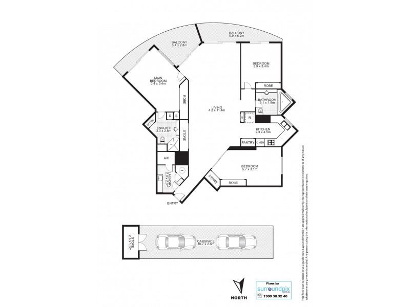 L19/35  Howard Street, Brisbane QLD 4000 Floorplan