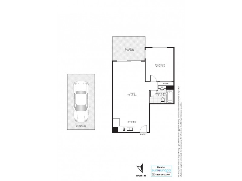 455a Brunswick St, Fortitude Valley QLD 4006 Floorplan