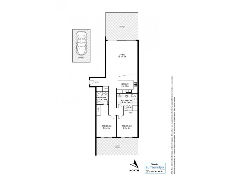 L5/41 Gotha Street, Fortitude Valley QLD 4006 Floorplan