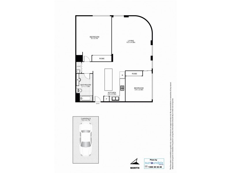 2 Berwick St, Fortitude Valley QLD 4006 Floorplan