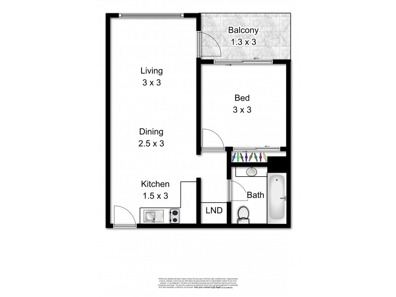 455 Brunswick St, Fortitude Valley QLD 4006 Floorplan