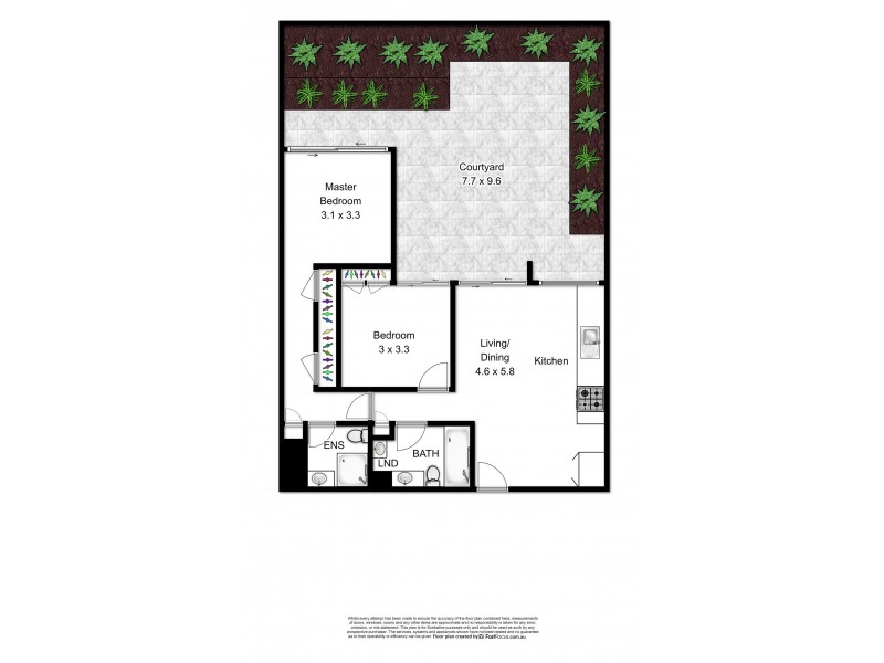 GF1/82 Alfred St, Fortitude Valley QLD 4006 Floorplan