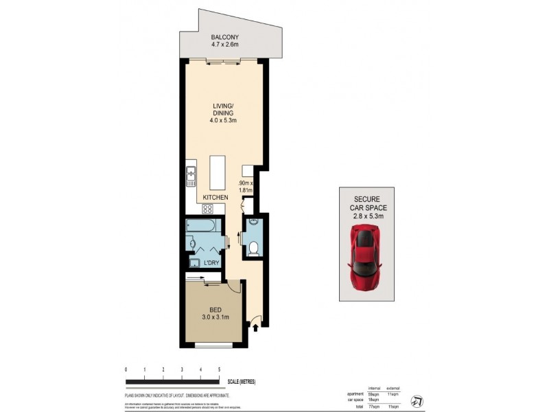 65 Berwick St, Fortitude Valley QLD 4006 Floorplan