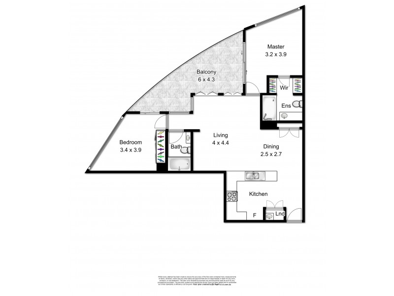 22 Barry Pde, Fortitude Valley QLD 4006 Floorplan