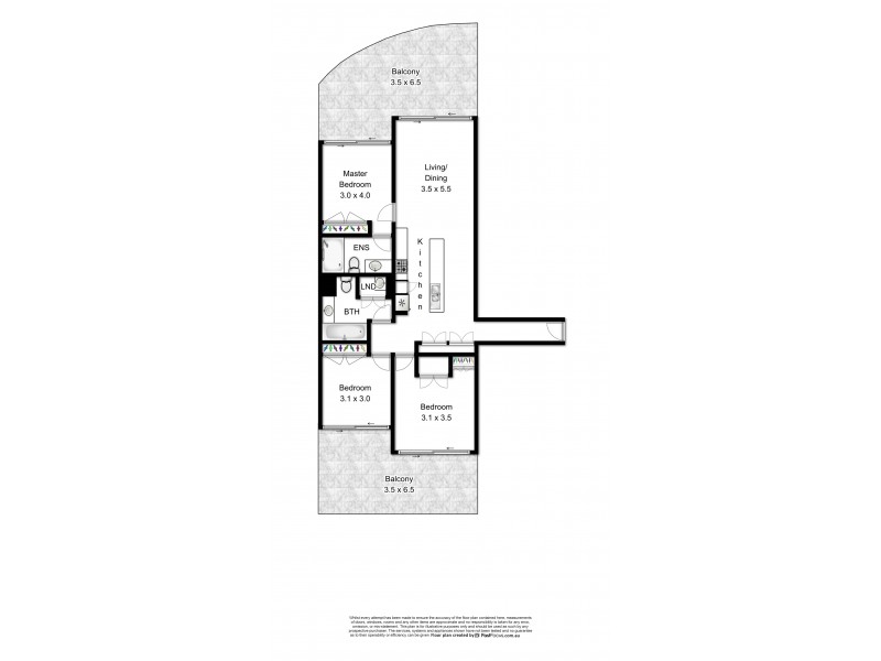 22 Barry Pde, Fortitude Valley QLD 4006 Floorplan
